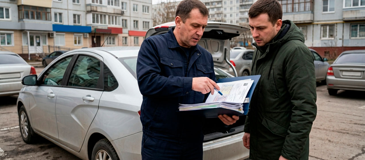 Оценка автомобиля с арестом или запретом перед выкупом