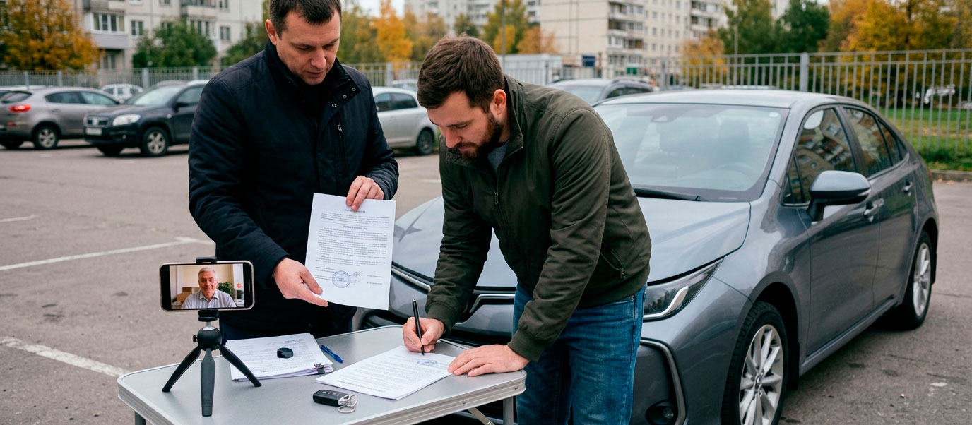 Продажа автомобиля через представителя собственника